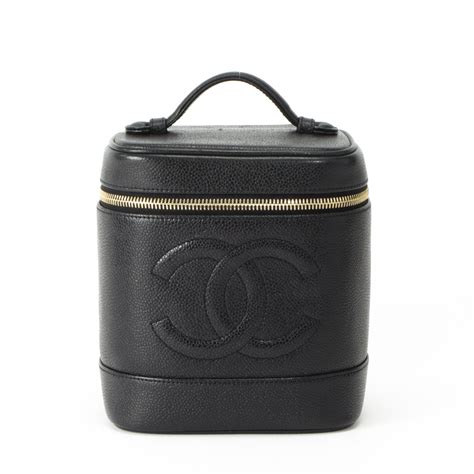 clear chanel makeup bag|vintage chanel makeup bag.